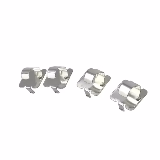 Precision Small Nickel Plated Steel Electrical AA Battery Leaf Spring Contact