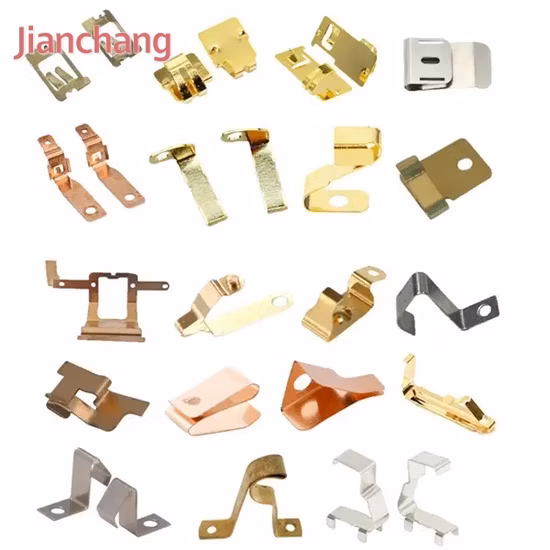 Brass Metal Stamping Parts Custom Electrical Socket Contacts